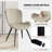 Modern Dining Chairs, Tech Fabric Upholstered Kitchen Chairs With Curved Backrest, Comfortable Dining Room Chairs For Family Meals & Guests-1446792818-1457286989