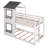 Hruni Kids Twin Over Twin Bunk Bed-1301831521