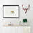 A Red Fox Alone in the Winter in Abstract - Picture Frame Graphic Art Print-55629424-55629425