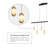 6 - Light LED Kitchen Island Pendant