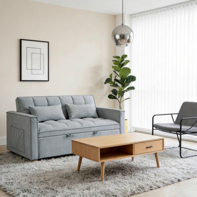 54.33 Inch Versatile Foldable Sofa Bed