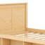 Lit plateforme en bois robuste avec lit gigogne et tablettes de rangement durables-128932138-128932136