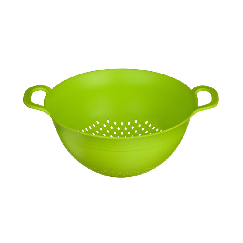 Latitude Run Carpio Plastic Colander, 12cm H x 30cm W x 23cm D, Green