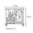 31in Small Sideboard Cabinet Tea Cabinet