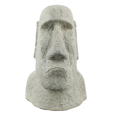 Statue de jardin Andin Moai Head