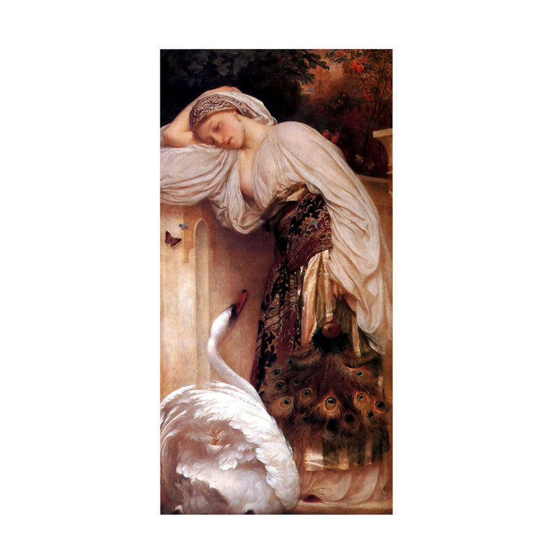 Art sur toile Marcus Jules Odalisque, H 24 po x l 47 po