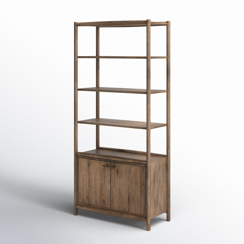 Glenview Bookcase, Weathered Oak