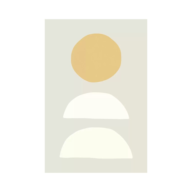 Abstraction II by Nouveau Prints - Wrapped Canvas Gallery-Wrapped Canvas Giclée, 20.32 cm H x 30.48 cm W