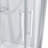Monaco 38 In. W X 38 In. D X 75 In. H Framed Round Corner Chrome Shower Kit-120146608