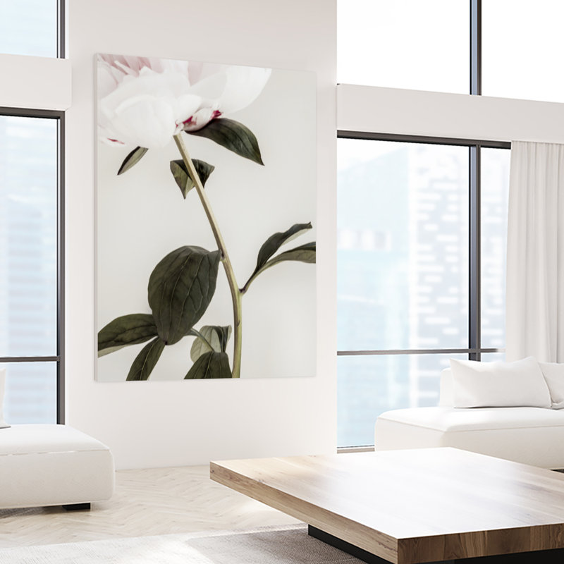 Pivoine 09 sur toile, H 72 po x l 72 po x P 1,5 po