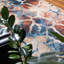 Tapis contemporain contemporain de couleur brique-510062659