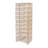 9-Tier Foldable Rectangular Freestanding Shoe Cabinet With Wheels-922529257