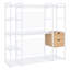 Garde-robe ouverte avec rails suspendus-673259875