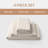 EGOHOME Deep Pocket Bed Sheet Set With Pleated Hem Easy Care-106301083-106301080