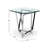 Glass Top End Table