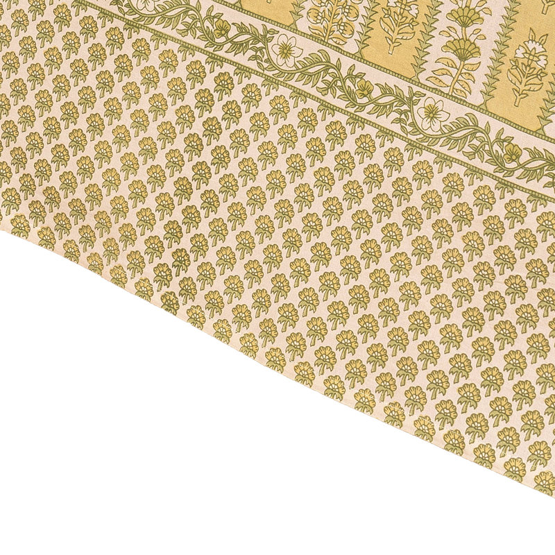 Provence Pistache Rectangular Cotton Tablecloth 71" x 106"