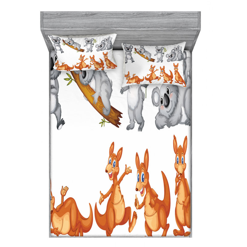 Microfiber Sheet Set, Queen Sheet Set + Fitted Sheet + 2 Pillowcases