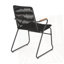 Chaise d'extérieur en corde tissée