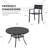 Derrica 6 - Person Patio Dining Set with Round Table-1192339132