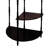3-Tier End Table, Crescent Shape End Table
