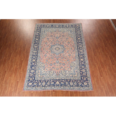 Traditional Pink Area Rug 10x13
