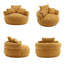 Canapé-lit simple Chenille Sponge-1774605641