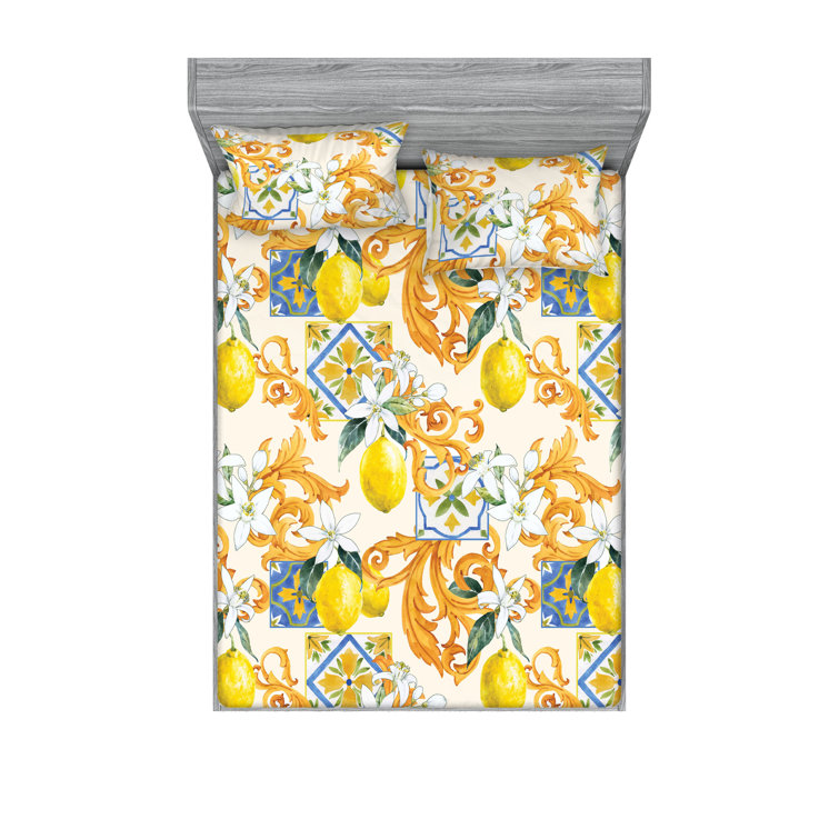 Drap-housse et taies décoratives 3 pièces Ambesonne