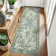 Washable Oriental  Area Rugs Non slip Green Rugs