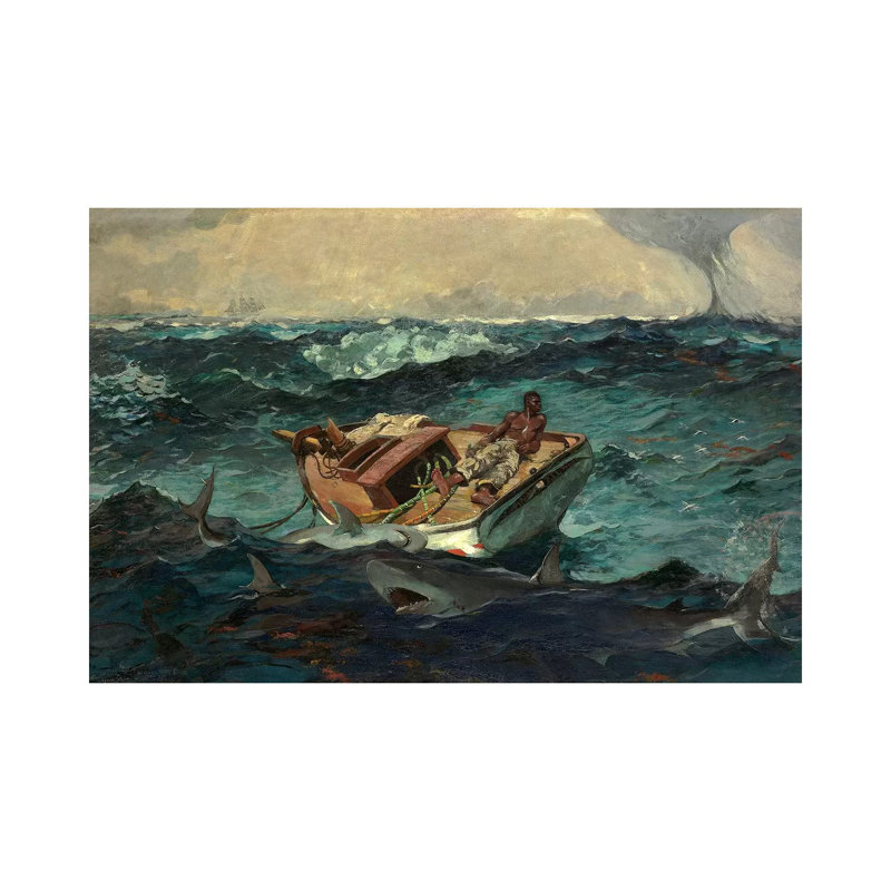 The Gulf Stream, 1899 by Winslow Homer - Wrapped Canvas Gallery-Wrapped Canvas Giclée, 20.32 cm H x 30.48 cm W