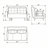 59 Inch Cognac Faux Leather Tufted Convertible Sofa Bed-1930261096