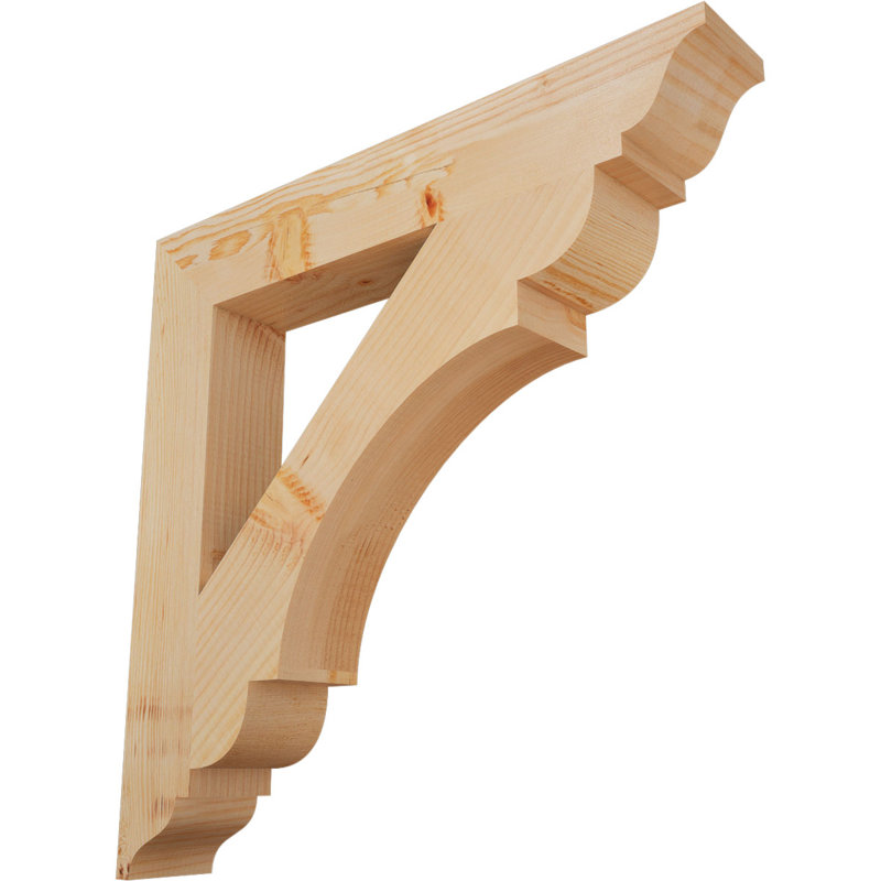 Support olympique traditionnel, H 26 po x l 3,5 po x P 26 po, Douglas (lisse)