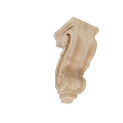 10'' H x 4.5'' W x 5'' D Solid Wood Bracket / Corbel