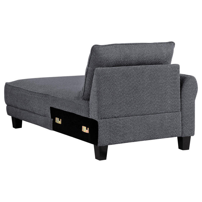 Grey Loose Back Sectional Sofa