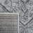 Crowborough Oriental Light Gray/Dark Gray Area Rug-1628321149