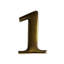 Kelesia 6cm H Reflective Metal House Number-1929703326-1929703298