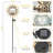 Low Voltage Solar Powered Integrated LED Metal Pathway Light