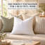 Coussin décoratif carré blanc 100% coton, 25% duvet et 75% plumes, plusieurs tailles-93653221