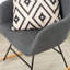 Katniss 58" W Fabric Seat Rocking Chair