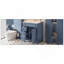 Meuble-lavabo 24 po avec lavabo en céramique, petite armoire de salle de bain, armoire moderne avec 2 tiroirs et tablette réglable