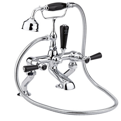 Topaz 3 Handle Bath Shower Mixer with Diverter and Handshower Included