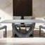 Chaise de salle à manger 2 pièces Glam Style-1783297190-1783297189