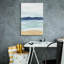 «Watercolor Ocean Horizon 2» par Annie Warren, art mural sur toile