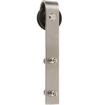 Steel Single Door Barn Door Hardware Kit Standard Single