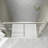 Ursula 56" - 60" W X 70" H Double Sliding Framed Shower Door-107234056