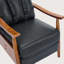 Fauteuil à cadre en bois, fauteuil d'appoint moderne pour le salon-106509857