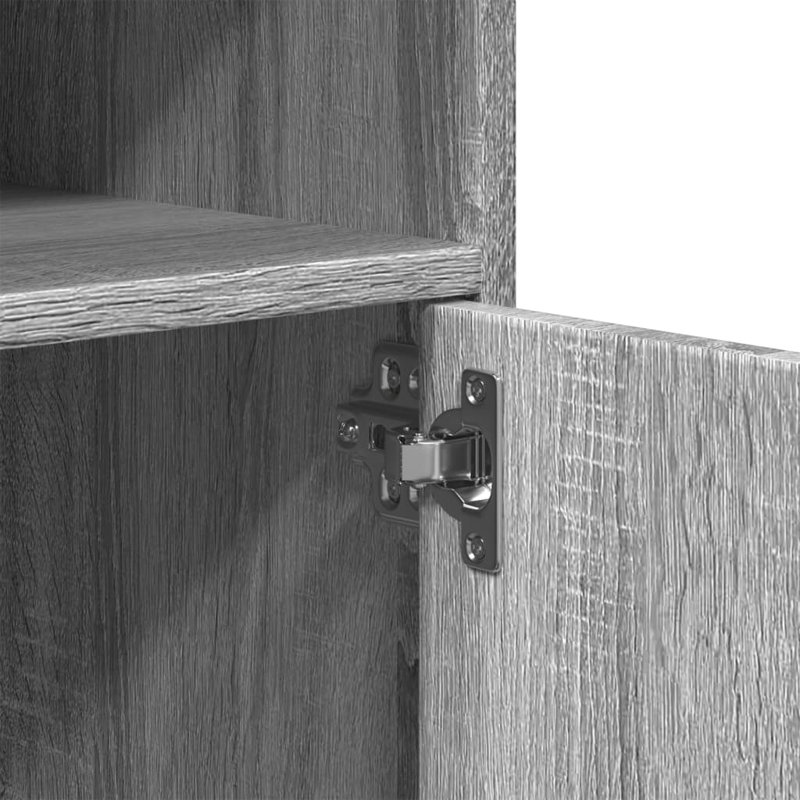 Armoire moyenne à roulettes Rolling Cabinet, Sonoma gris