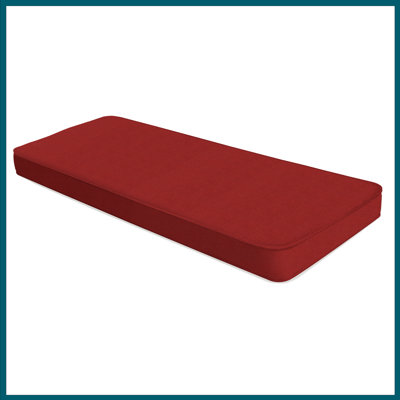 3" H Custom Bay Window Bench/Window Seat Cushion, 75D High-Resilience Foam, Indoor/Outdoor Use