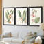 Soft Tropical I - Impression sur mesure encadrée de qualité supérieure - 3 pièces-1637489838-1637489836