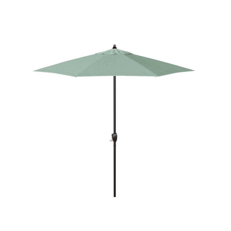 Parasol de marché 7 pi 5 po Bala, Tissage uni Sunbrella® palette brume