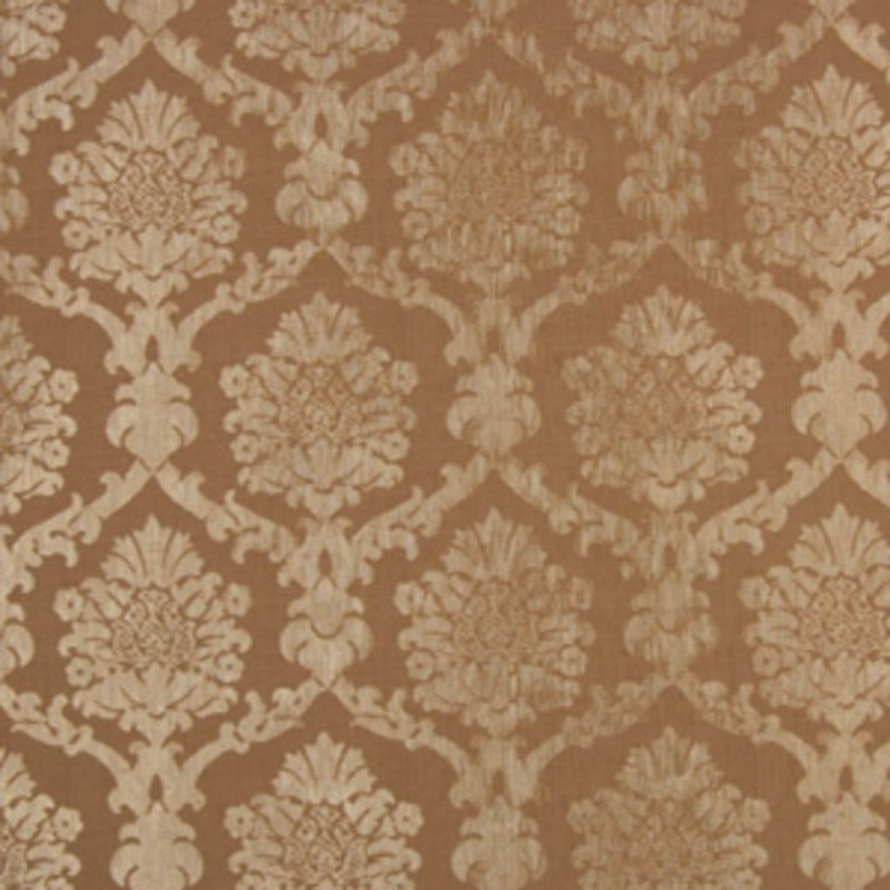 Tissu damassé Allure, Brun